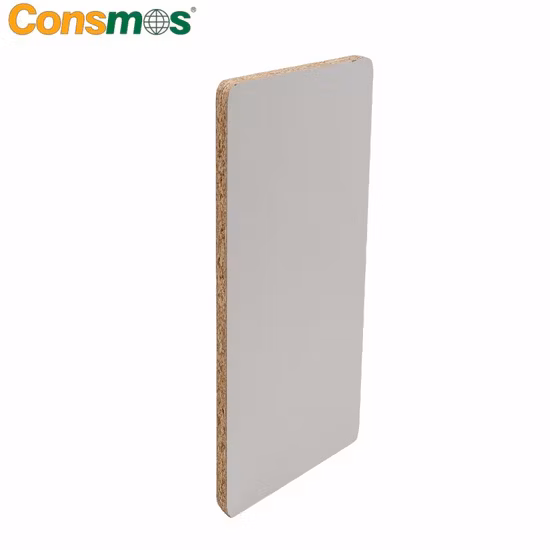 Melamine Laminated Particle Board for Panel Furniture/Plain Particle Board/Different Colors Chip Board