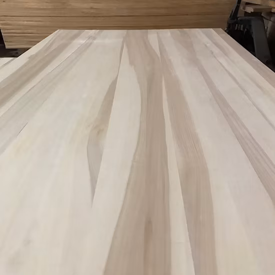 Aspen Straight Splice Board Pappel Ökologisches Brett Möbel Karbonisiertes Brett Schublade Multi